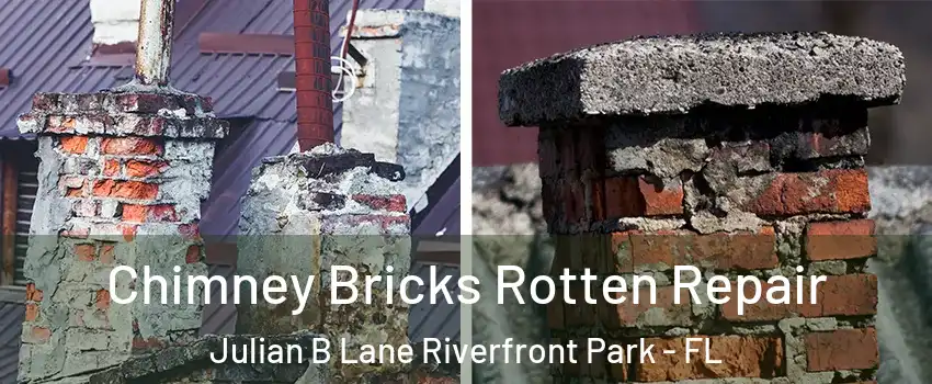 Chimney Bricks Rotten Repair Julian B Lane Riverfront Park - FL
