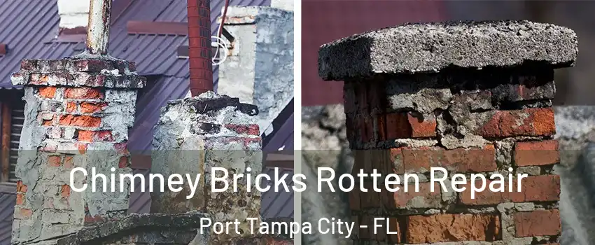 Chimney Bricks Rotten Repair Port Tampa City - FL