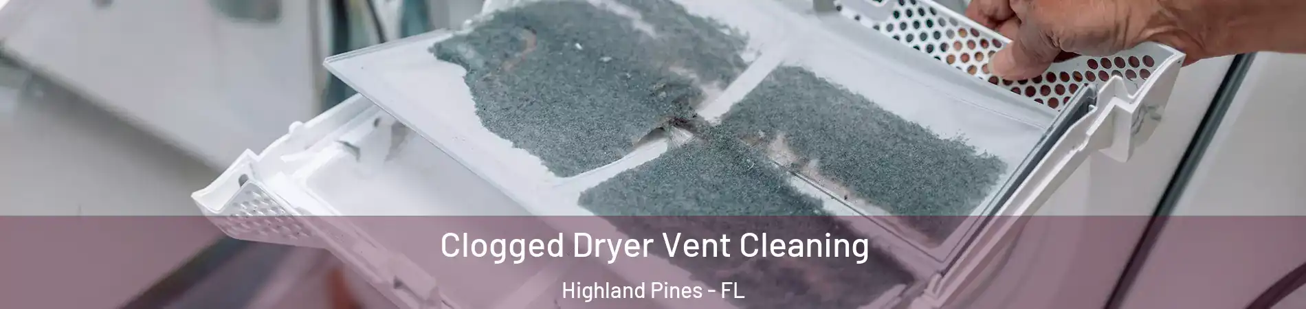 Clogged Dryer Vent Cleaning Highland Pines - FL