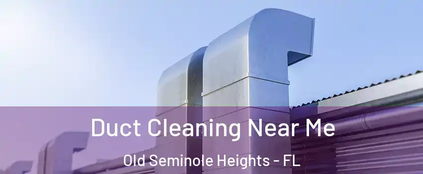 Duct Cleaning Near Me Old Seminole Heights - FL