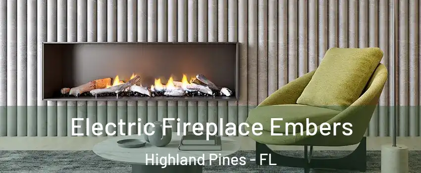 Electric Fireplace Embers Highland Pines - FL