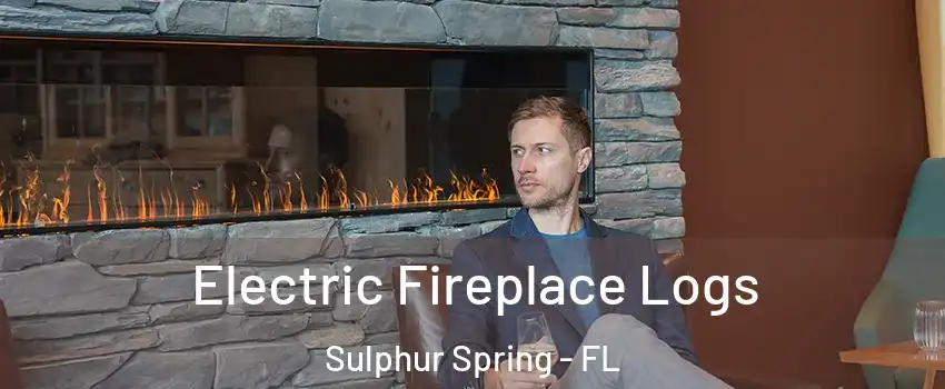 Electric Fireplace Logs Sulphur Spring - FL