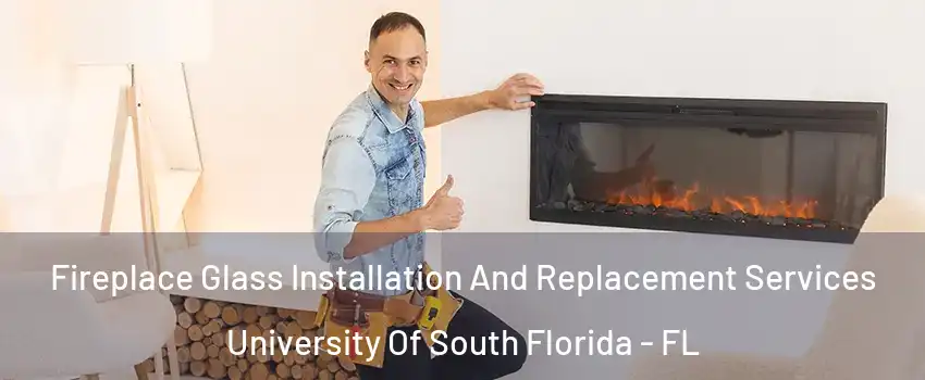 Fireplace Glass Installation And Replacement Services University Of South Florida - FL