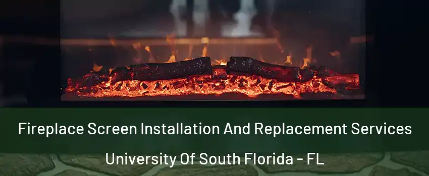 Fireplace Screen Installation And Replacement Services University Of South Florida - FL