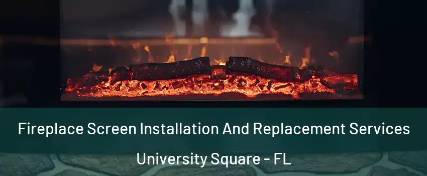 Fireplace Screen Installation And Replacement Services University Square - FL