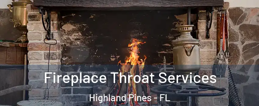 Fireplace Throat Services Highland Pines - FL