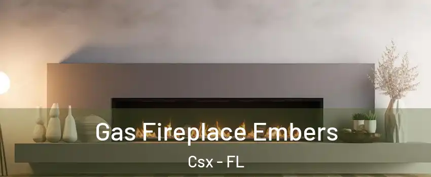 Gas Fireplace Embers Csx - FL