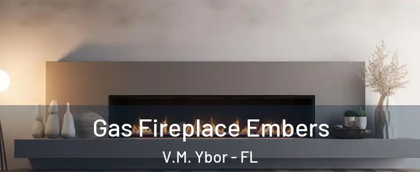 Gas Fireplace Embers V.M. Ybor - FL