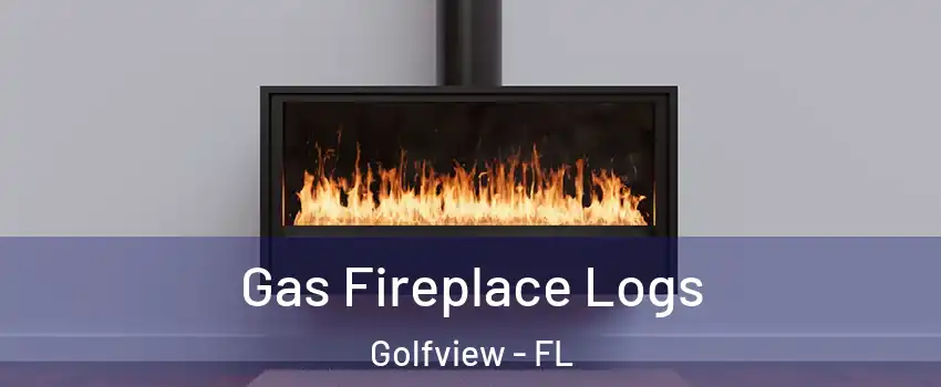 Gas Fireplace Logs Golfview - FL