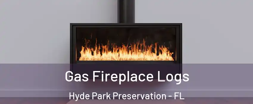 Gas Fireplace Logs Hyde Park Preservation - FL