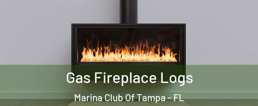 Gas Fireplace Logs Marina Club Of Tampa - FL