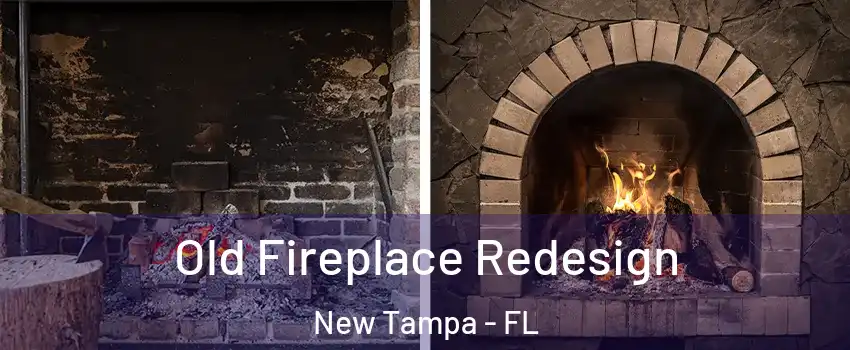 Old Fireplace Redesign New Tampa - FL