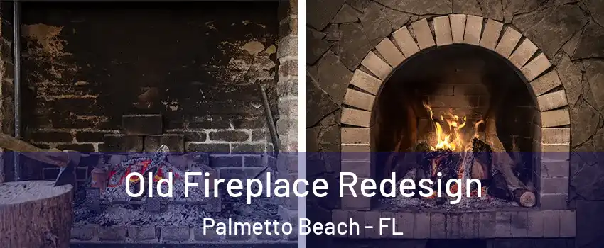 Old Fireplace Redesign Palmetto Beach - FL