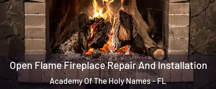 Open Flame Fireplace Repair And Installation Academy Of The Holy Names - FL