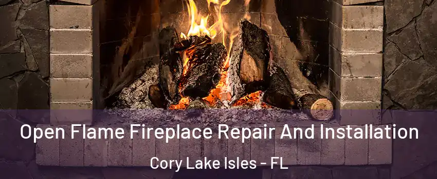 Open Flame Fireplace Repair And Installation Cory Lake Isles - FL