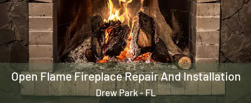 Open Flame Fireplace Repair And Installation Drew Park - FL