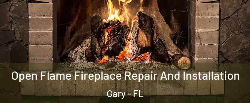 Open Flame Fireplace Repair And Installation Gary - FL