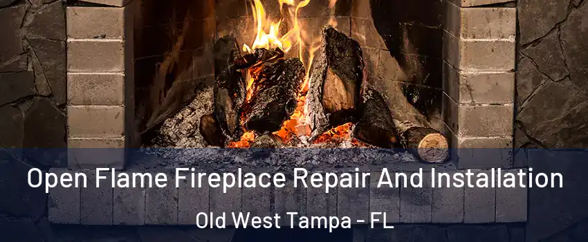 Open Flame Fireplace Repair And Installation Old West Tampa - FL