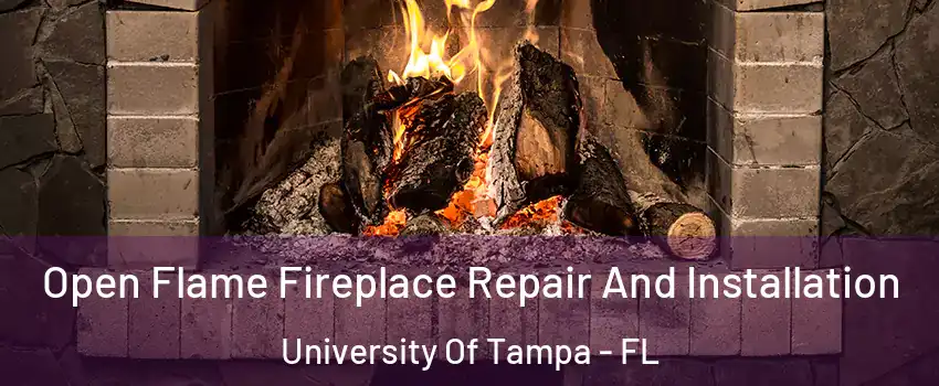 Open Flame Fireplace Repair And Installation University Of Tampa - FL