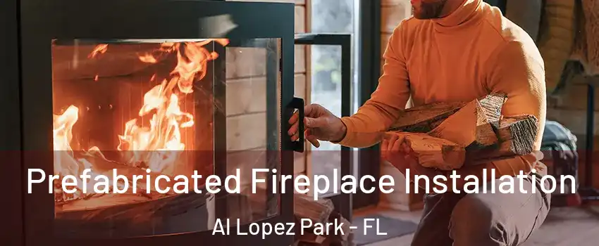 Prefabricated Fireplace Installation Al Lopez Park - FL