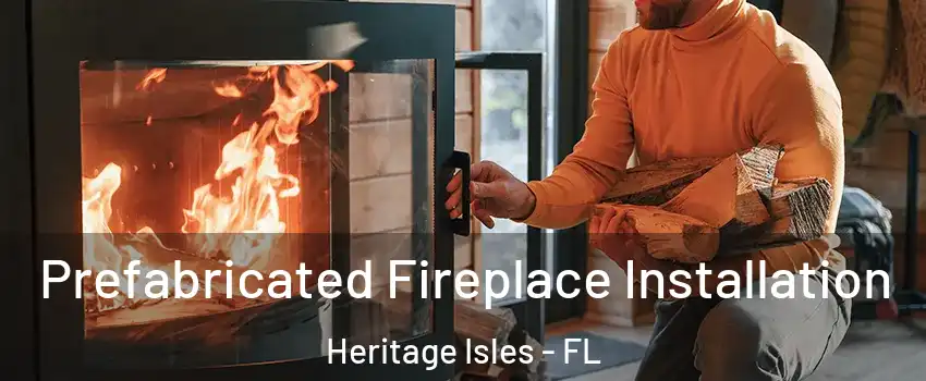 Prefabricated Fireplace Installation Heritage Isles - FL