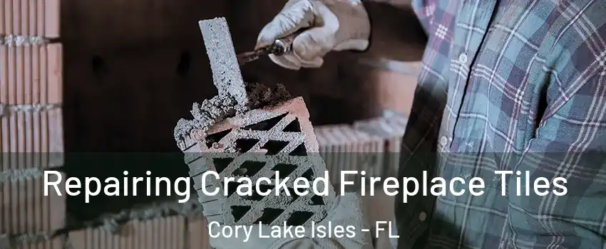 Repairing Cracked Fireplace Tiles Cory Lake Isles - FL