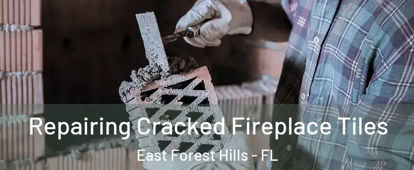 Repairing Cracked Fireplace Tiles East Forest Hills - FL