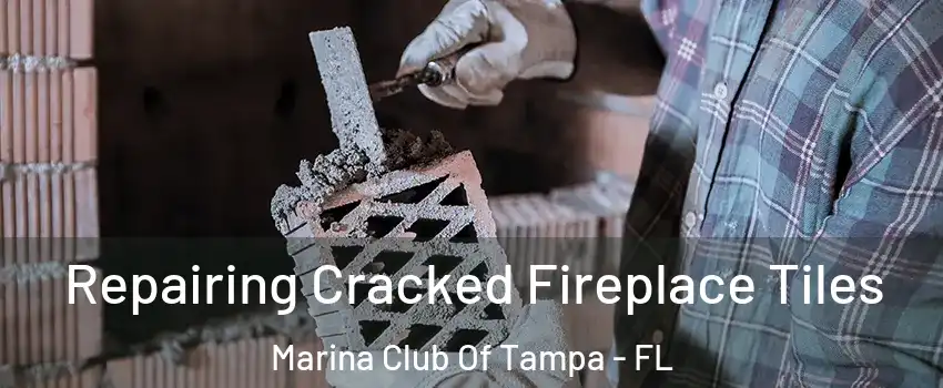 Repairing Cracked Fireplace Tiles Marina Club Of Tampa - FL